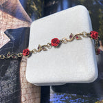 Elegancka bransoletka różana w stylu vintage
