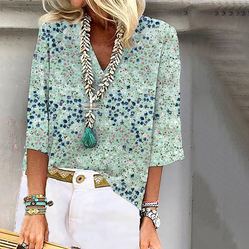 Casual Floral Blouse
