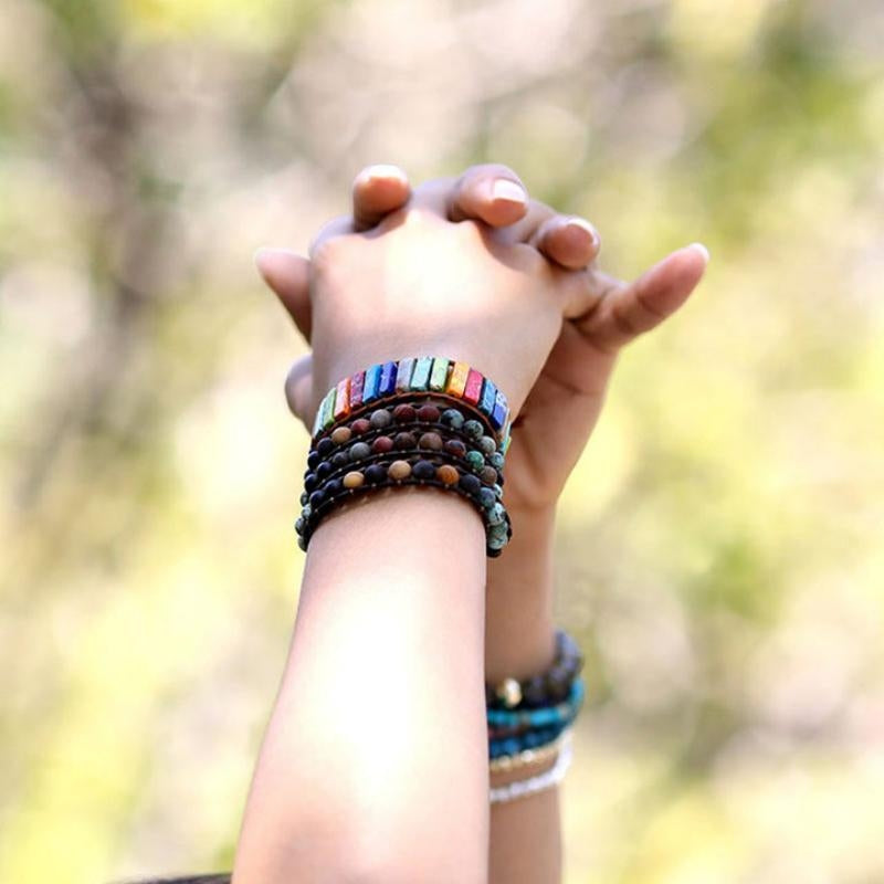 Bohemian Colorful Beaded Bracelet