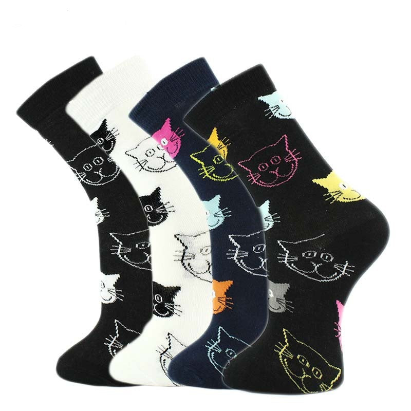 Kattemønster afslappet sokker