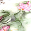 Blomstret Silketørklæde