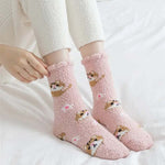 Varme kattetrykk sokker