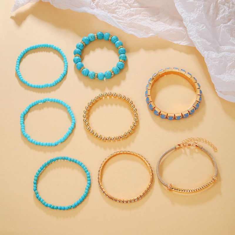 Bohemian Beaded Bracelet Set
