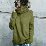 Elegant Solid Knitted Sweater