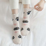 Varm katteprint sokker