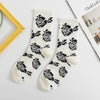 Floral Print Casual Socks