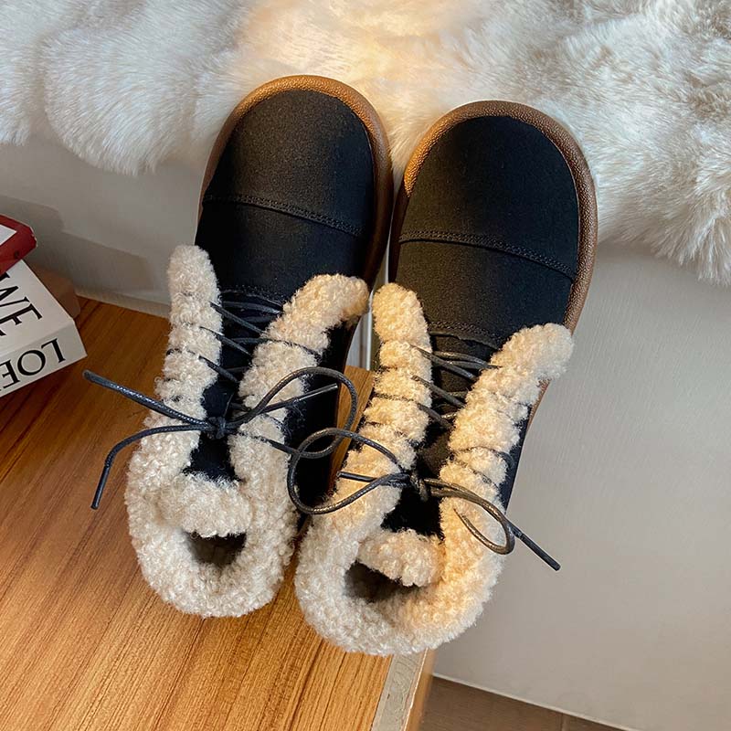 Ciepłe pluszowe buty śnieżne
