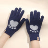 Cat Paw Print Warmowe rękawiczki