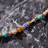 Bohemsk fargerik perlet halskjede