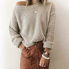 Afslappet Solid Sweater