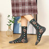 Pack Of 5 Pairs Of Floral Embroidered Socks