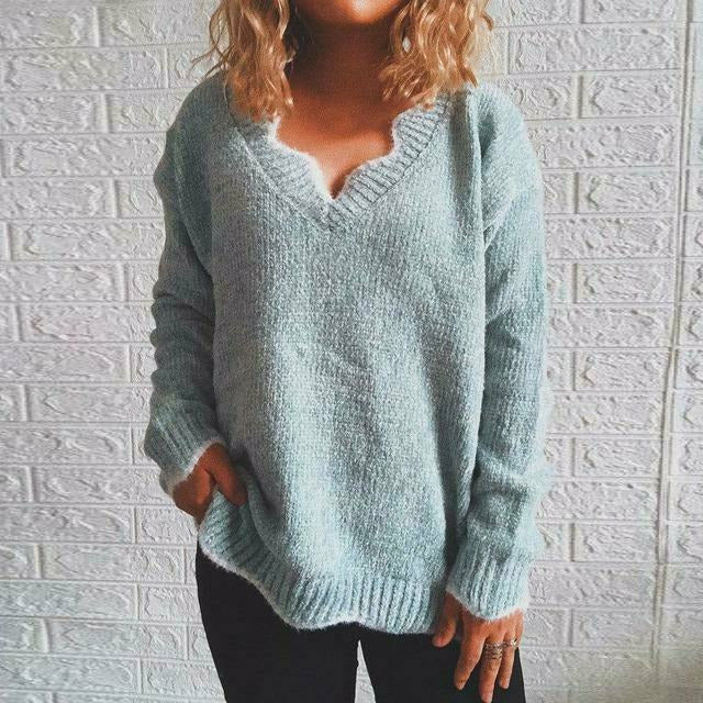 Elegant Solid Sweater