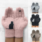 Casual Cartoon wydrukowane ciepłe rękawiczki