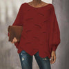 Loose Casual Soft Solid O-Neck Sweater