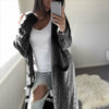 Swichic Coats Dark Grey / XL Casual Warm Knitted Cardigan