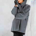 Swichic Coats Gray / S Fashion Elegant Loose Coat