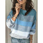 Swichic Sweaters Blue / XXL Loose Casual Sweater