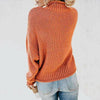 Swichic Sweaters Casual Knitted Solid Pullover